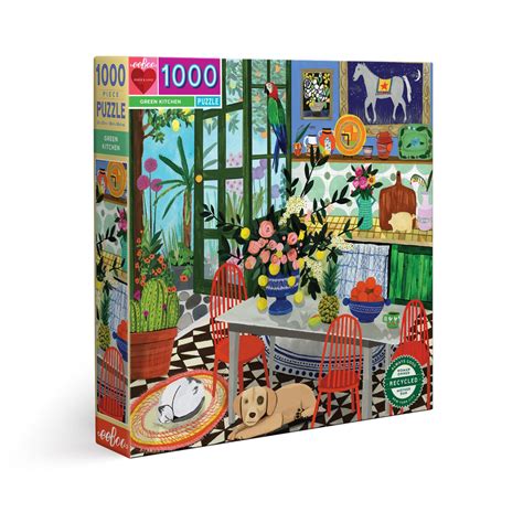 Eeboo Piece And Love 1000 Piece And 500 Piece Jigsaw Puzzles