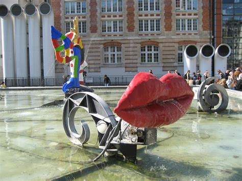 Fountains Of Le Centre Pompidou Fountains Of Le Centre Pom Flickr
