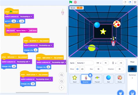 Simple Scratch Coding Game Star Hunter Teachers Notes