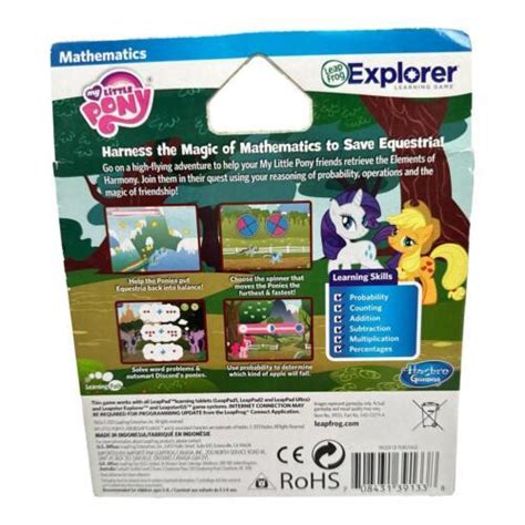 Leapfrog Explorer Mathematics Game My Little Pony Ages 5 To 8 New