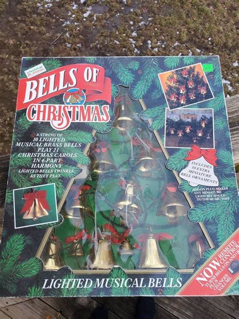 Mr Christmas Bells Of Christmas 10 Lighted Musical Bells Etsy In