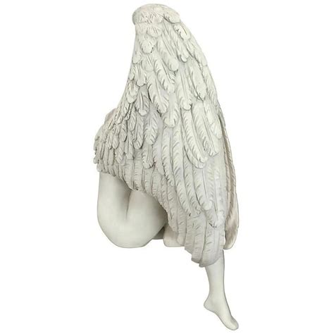 Statue d ange en souvenir et en échange Sculpture créative décoration de jardin religieux