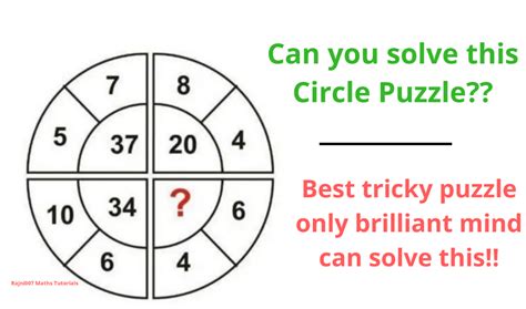 Solve This Circle Math Puzzle
