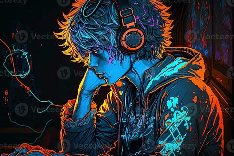 Discover More Than 75 Cool Anime Guy With Headphones Latest Induhocakina