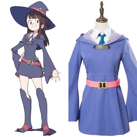 Mode Kostüme And Verkleidungen Spezielle Anlässe Anime Little Witch Academia Akko Kagari Dress