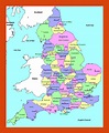 England Map : Maps of England and its counties. Tourist and blank maps ...