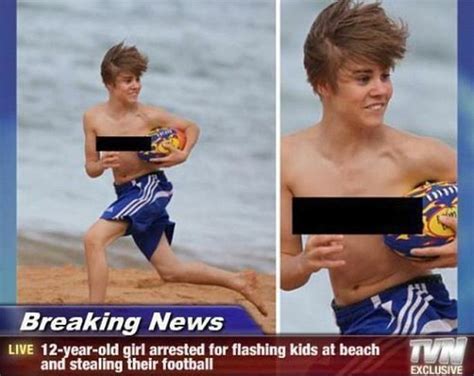 Young Girl Arrested For Flashing At The Beach