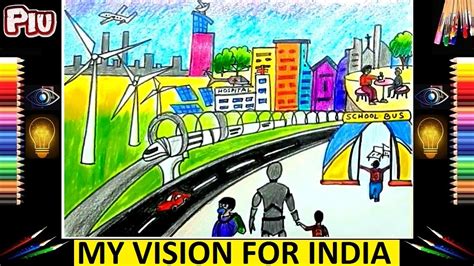 My Dream India Drawing Future Vision Of India Drawing Future Tech