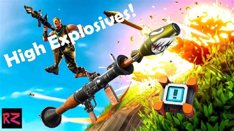 Fortnite Playing High Explosives Youtube