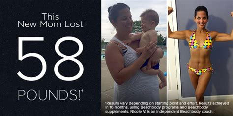 Beachbody Results New Mom Lost Pounds In Months