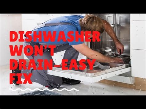 While the average cost of appliance repair is $65, the price can range from $45 to $120. KITCHENAID DISHWASHER WON'T DRAIN—QUICK FIX - YouTube