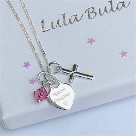 Shop crosses, rosaries, jewelry and personalized keepsakes. First Holy Communion personalised jewellery gift - FREE ...