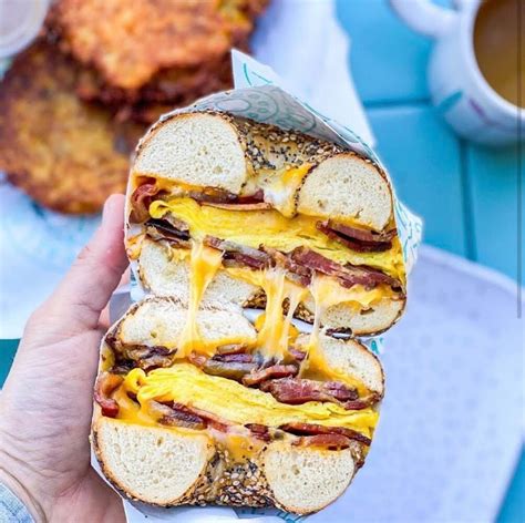 Bacon Egg And Cheese Bagel Sandwich Recipe The Feedfeed