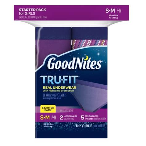 Buy Goodnites Tru Fit Real Underwear With Nighttime Protection Starter