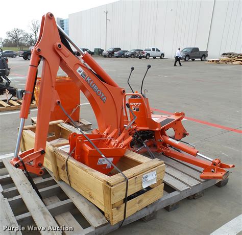 Kubota Backhoe Attachment In Grapevine Tx Item Db2467 Sold Purple Wave