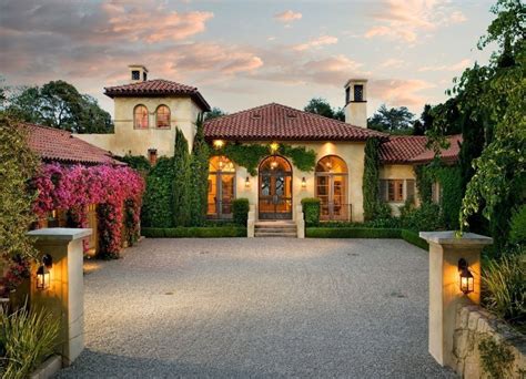 Great Mediterranean Exterior Of Home Spanish Style Homes
