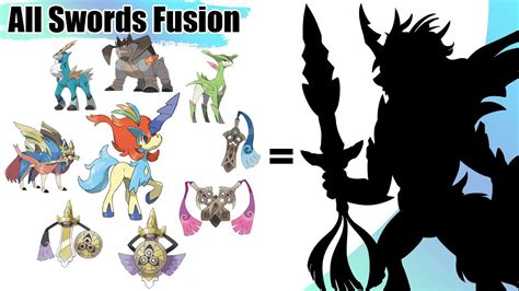 All Swords Pokémon Fusion Gen 1 8 Weapons Pokémon Fusions Max S