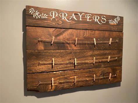 Wooden Prayer Board Prayer Request Board Prayer Board Etsy