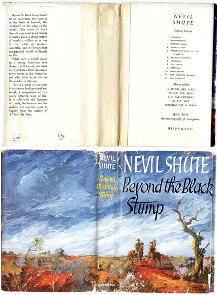 6nevil Shute First Edition1956 Beyond The Black Stump Published
