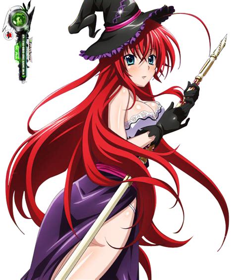 Highschool Dxdrias Gremory Mega Sexy Wicth Halloween Render Ors Anime Renders
