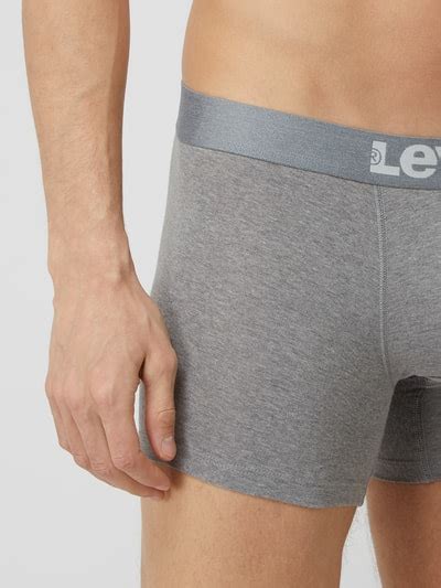 Levis® Trunks Mit Stretch Anteil Im 2er Pack Mittelgrau Online Kaufen