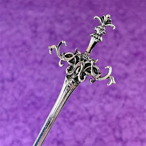 Gothic Fae Royalty Sword Hair Stick Hair Pin Celtic Elven Elf Fairy