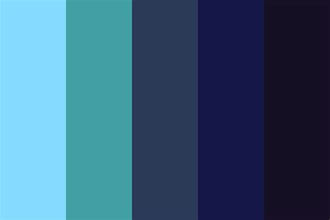 Waterfall At Midnight Color Palette