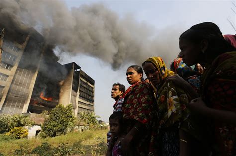 Key Bangladesh Garments Factory Destroyed In Blaze