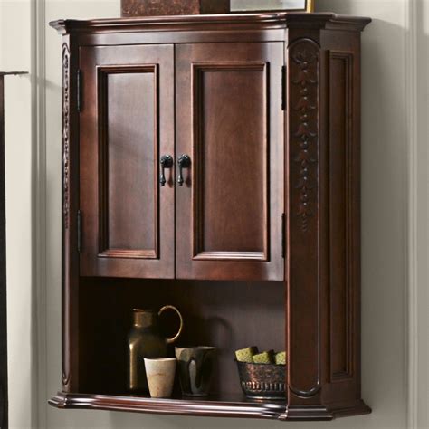 Inside the cabinet's doors, an adjustable shelf makes it easy to store taller bottles. Bordeaux 26.3" W x 32.01" H Wall Mounted Cabinet ...