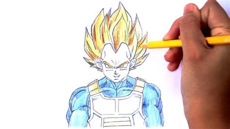 Most dragon ball z characters can be drawn using these basic shapes and proportions. How to Draw Vegeta from Dragon Ball Z - YouTube