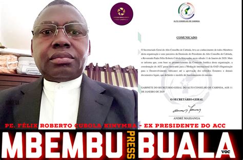 Carta Aberta À JoÃo LourenÇo “padre FÉlix Cubola” Mbembu Buala Press