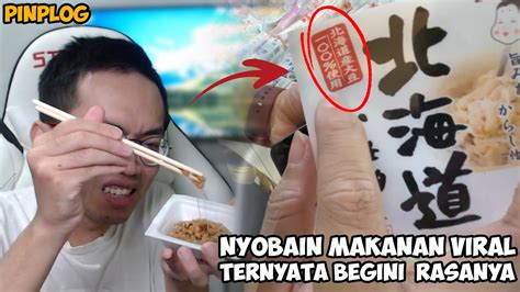 Nyobain Makanan Yang Lagi Viral Di Tiktok Kacang Natto Youtube
