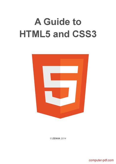 PDF A Guide to HTML5 and CSS3 free tutorial for Beginners