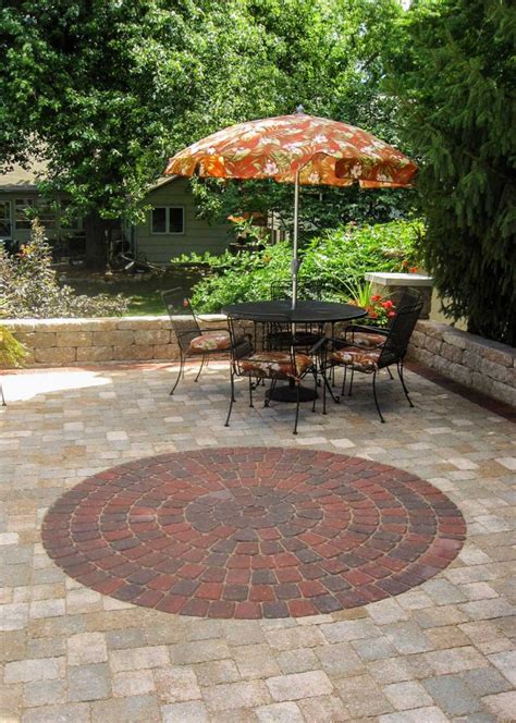 Paver Circle Kit Allows You To Add Interest And Curves To Your Patio