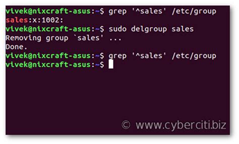 How To Delete Group In Linux Using Groupdel Command
