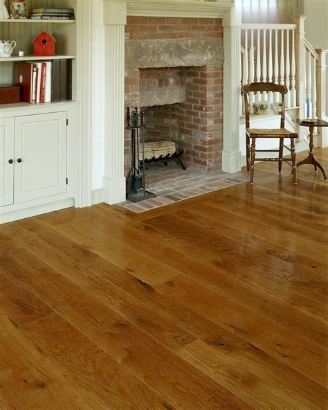 White Oak In A Traditional Style Living Room Carlisle Wide Plank