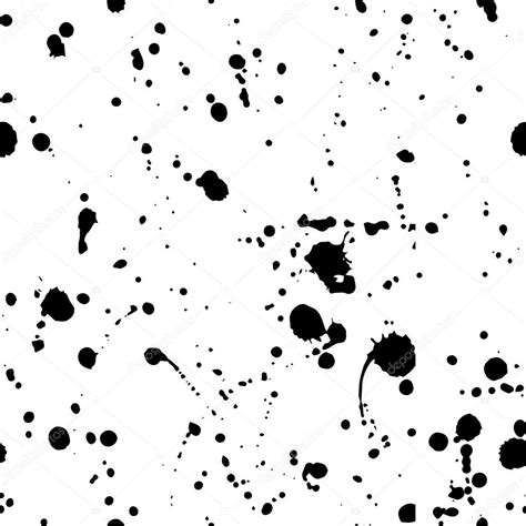 Black And White Splatter Wallpaper Seamless Untidy