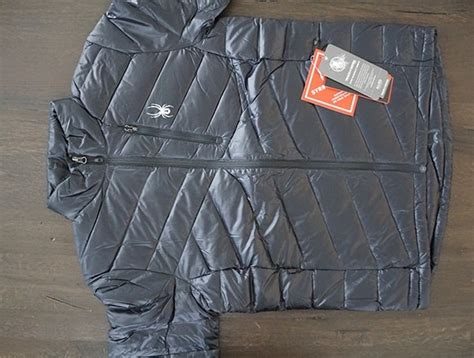 Mens Spyder Eiger Gtx Shell And Syrround Down Jacket Review Ski Outwear