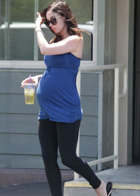 Megan Fox Bares Pregnant Belly Abc News