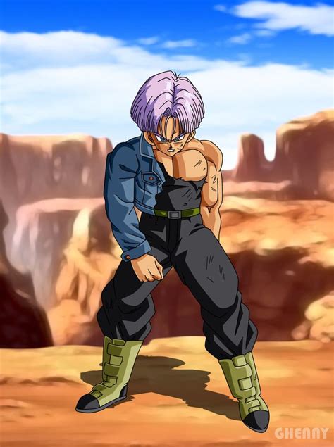Dragon Ball Commission 37 Future Trunks Damaged By Ghenny With Images