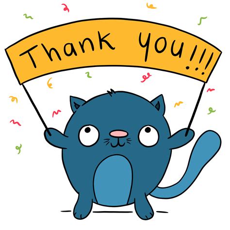 Cat Thank You Sticker By Rafs Design For Ios And Android Giphy