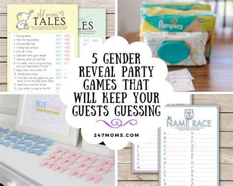 5 Gender Reveal Party Games That Will Keep Your Guests Guessing 247 Moms