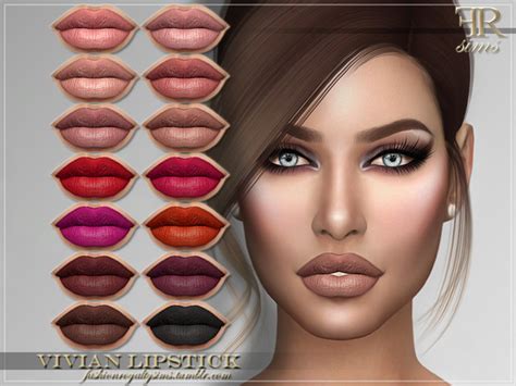 Frs Vivian Lipstick By Fashionroyaltysims At Tsr Sims 4 Updates