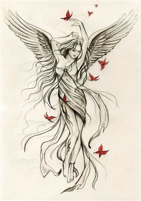 Pin By Douglas King On Angels Fairy Tattoo Designs Angel Wings