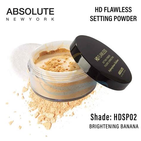 Absolute New York Hd Flawless Brightening Banana Setting Powder