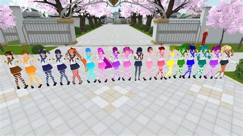 I Made Custom Uniforms And Stockings For Every Character Yandere