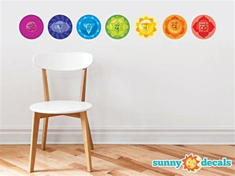 Sunny Decals Chakra Energy Centers Wall Decal Set Of 7 Removable