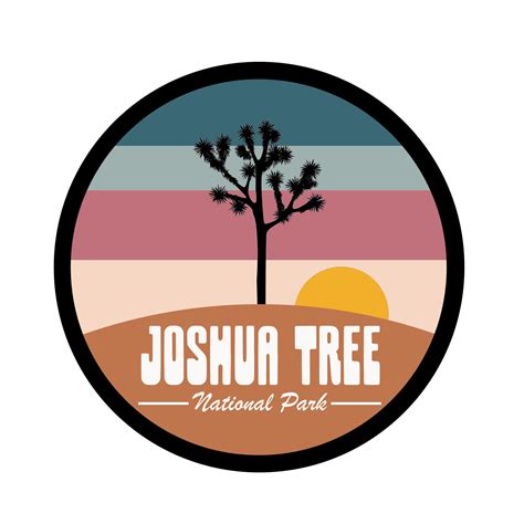 Joshua Tree National Park Vinyl Sticker Etsy