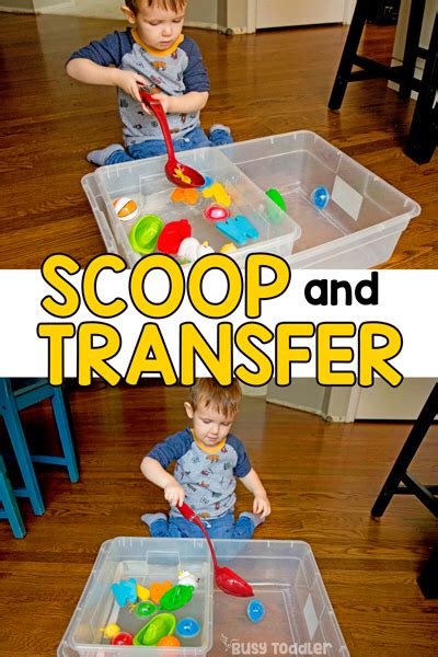 Water Scoop And Transfer A Toddler Activity Busy Toddler Toddler