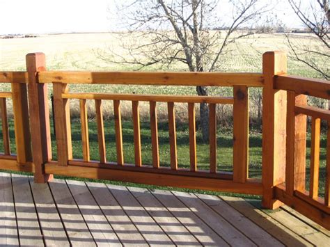 Choosing the porch railing is one of the effective options for adding privacy and safety for your home and family. Simple Deck Railing Designs Deck Railing Designs, cabin decks - Treesranch.com
